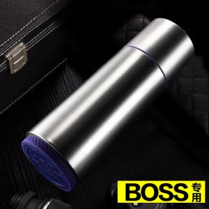 新款304不銹鋼高檔商務禮品保溫杯男便攜直身濾網茶杯